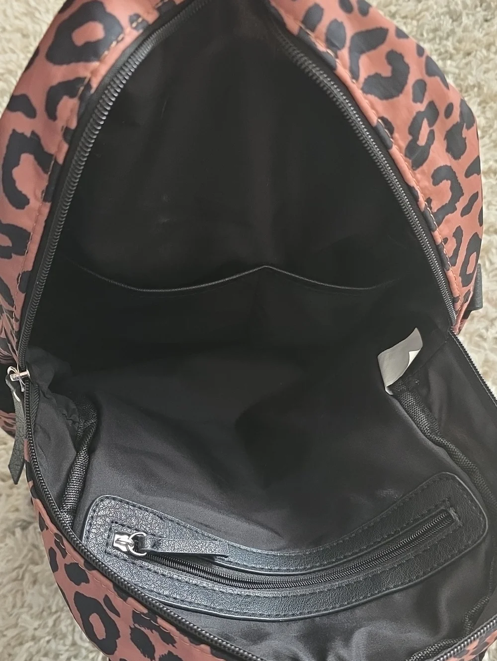 Madden Girl Proper Flap Nylon Backpack In Leopard